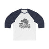 Ratfish TEST Printify Bella Unisex 3/4 Sleeve Baseball Tee
