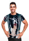 Painterest Test - Men's All Over Print Imitation QMilch T-shirt