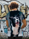 Painterest Test - Men's All Over Print Imitation QMilch T-shirt