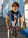 Painterest Test - Men's All Over Print Imitation QMilch T-shirt