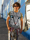 Painterest Test Pets - Unisex All Over Print Imitation Cotton T-shirt