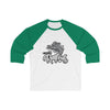 Ratfish TEST Printify Bella Unisex 3/4 Sleeve Baseball Tee