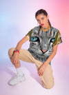 Painterest Test Pets - Unisex All Over Print Imitation Cotton T-shirt
