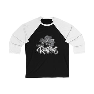 Ratfish TEST Printify Bella Unisex 3/4 Sleeve Baseball Tee