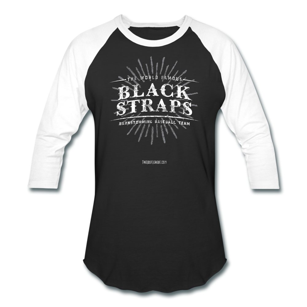 SPOD 3/4 TEST - Blackstraps tee - black/white