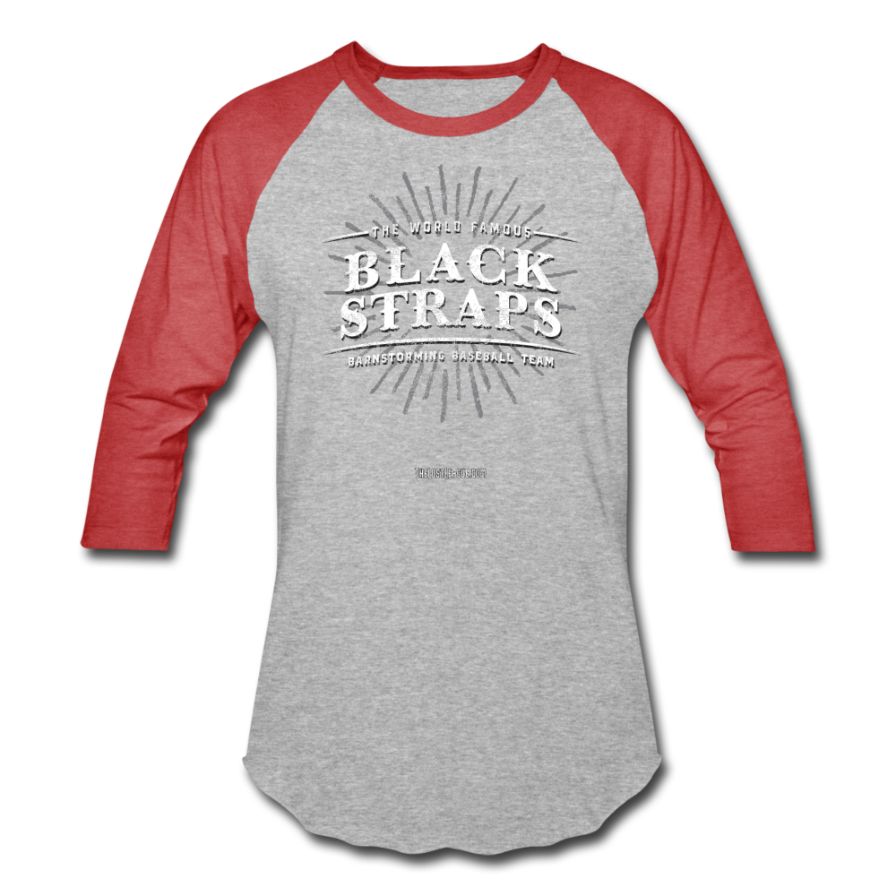 SPOD 3/4 TEST - Blackstraps tee - heather gray/red