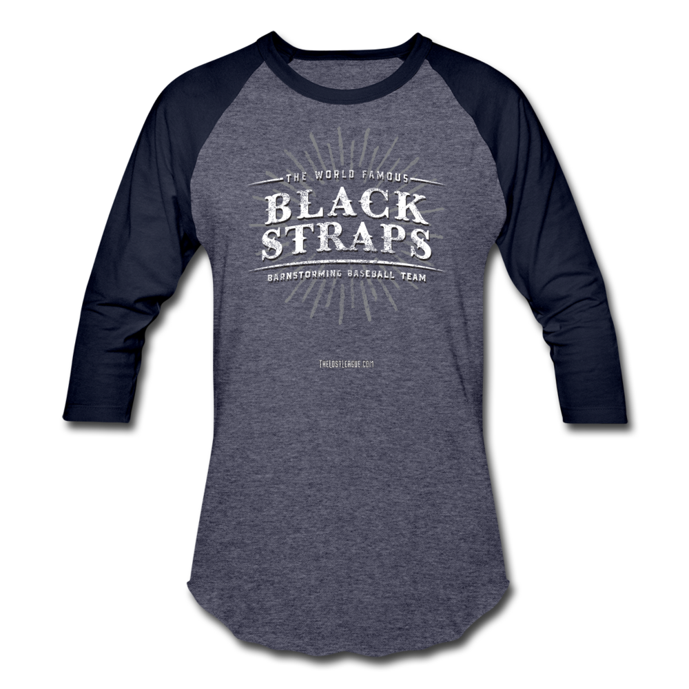 SPOD 3/4 TEST - Blackstraps tee - heather blue/navy