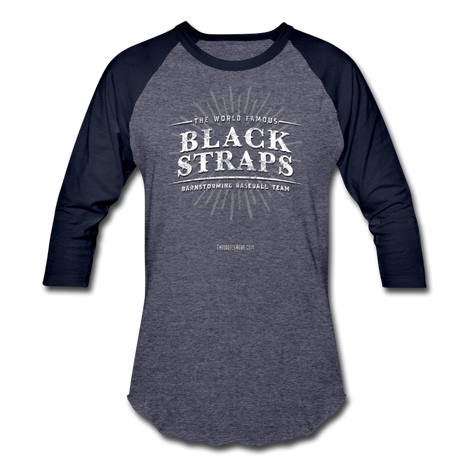 SPOD 3/4 TEST - Blackstraps tee - heather blue/navy